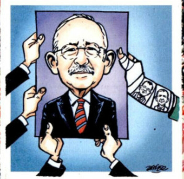 Cumhuriyet Gazetesi'nin manşetinde kullandığı fotoğraf yaşanan süreci gözler önüne serdi