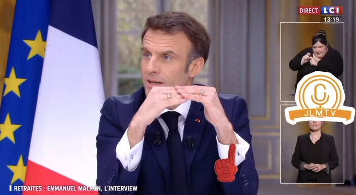 Emmanuel Macron, ekonomi konuşulurken pahalı saatini çıkardı