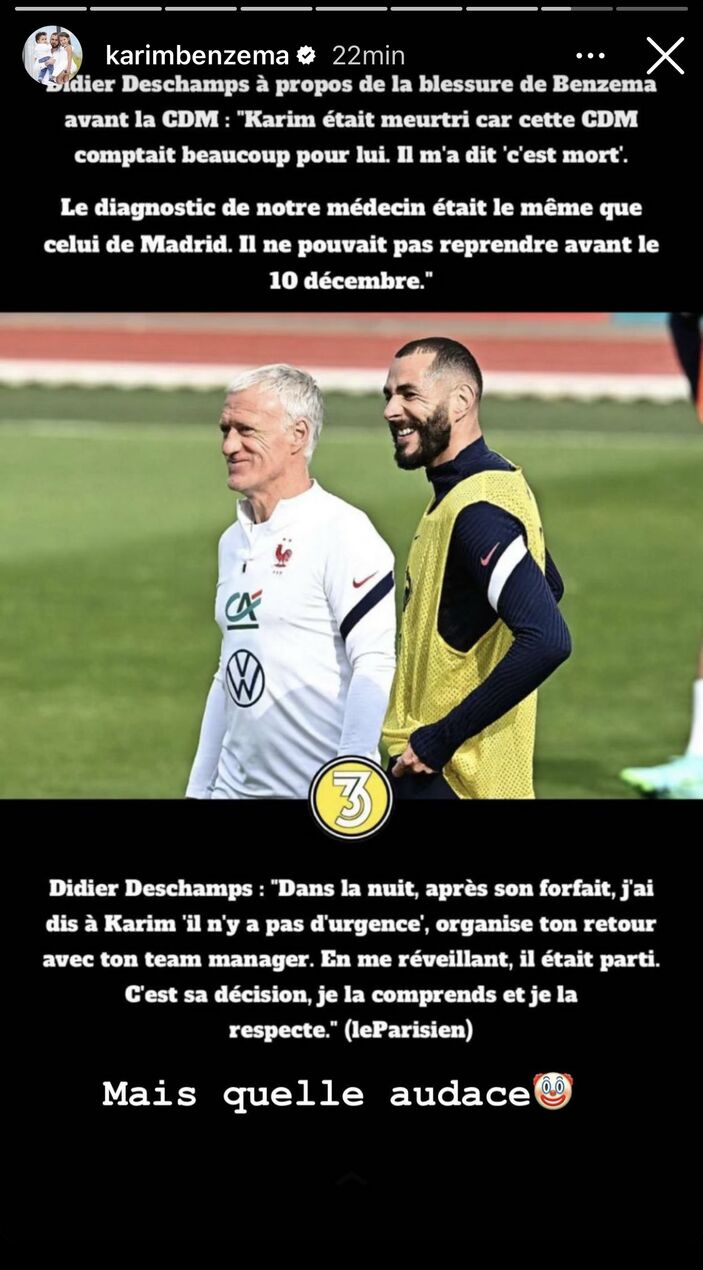Fransa'da Benzema ve Deschamps krizi
