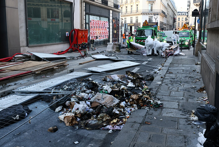 Fransa'da iç karışıklığın yeni görüntüleri