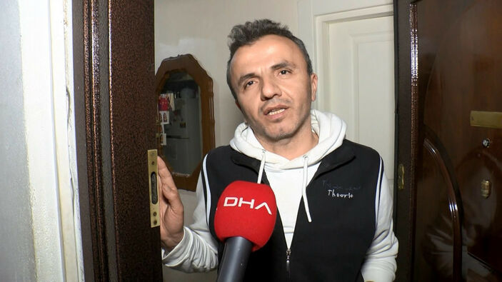 Güngören'de balkon tehlikesi! Çökme riski bulunan evin kaldırımı kapatıldı