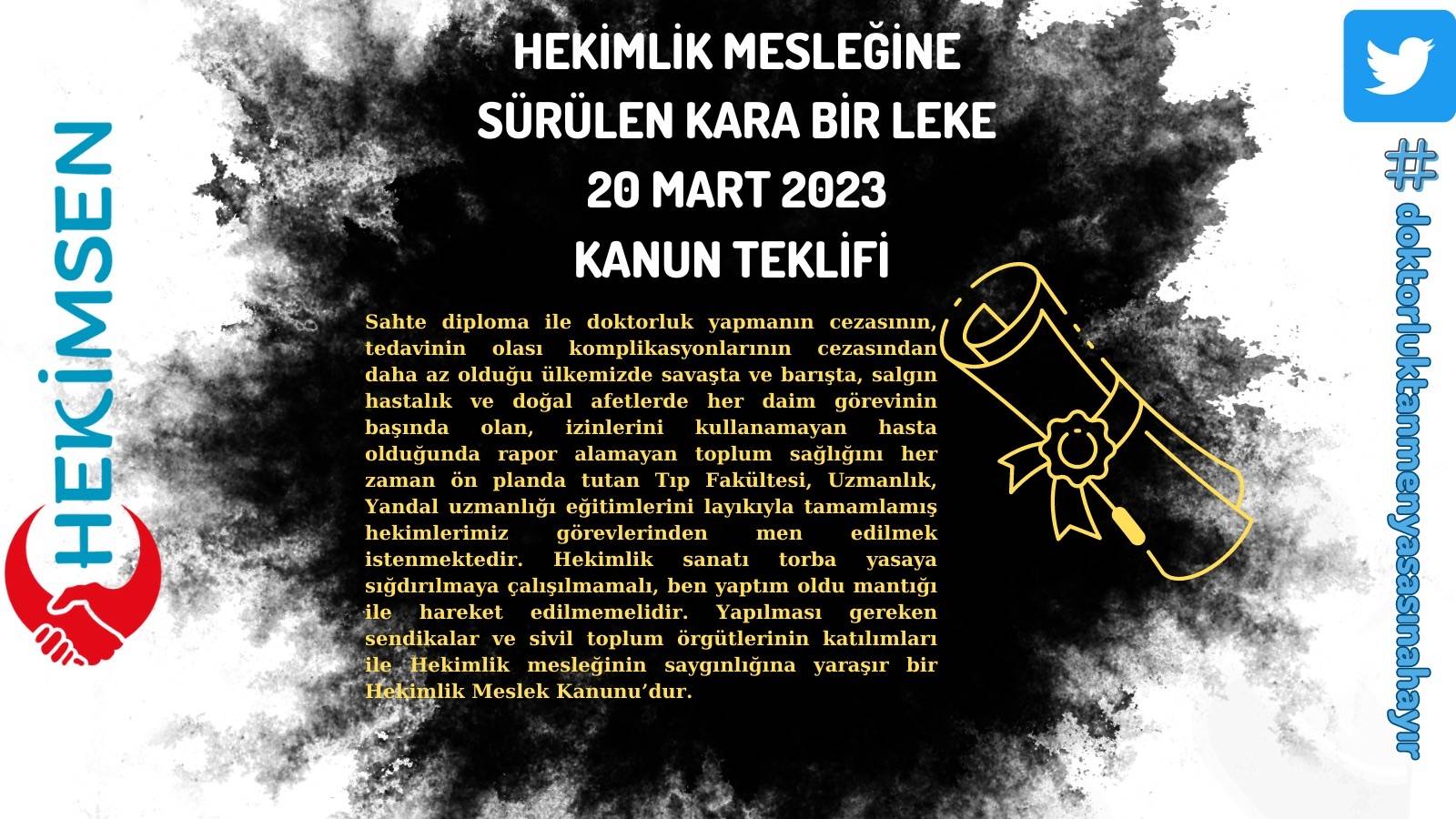 Hekimsen: Kanun Teklifi Çekilmezse Sendikal Eylemlere Başlayacağız!