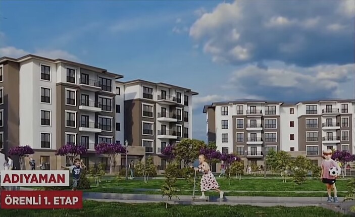 Kahramanmaraş ve Hatay'ın ardından Adıyaman'da da deprem konutlarının temeli atıldı