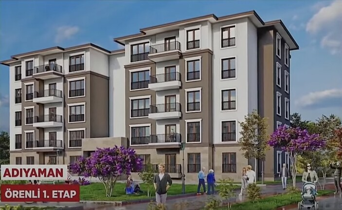 Kahramanmaraş ve Hatay'ın ardından Adıyaman'da da deprem konutlarının temeli atıldı