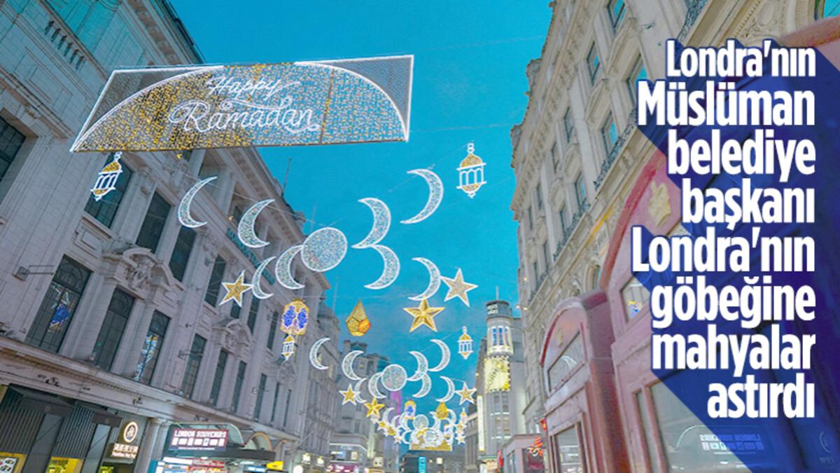 Londra&#039;nın Piccadily Caddesi, Ramazan ayı için süslendi