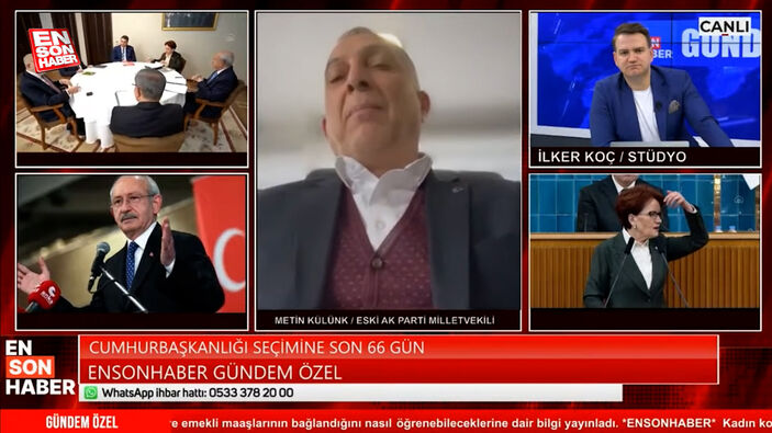 Metin Külünk, muhalefet partilerinin seçmenleriyle ilgili değerlendirmede bulundu