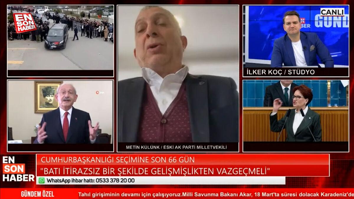 Metin Külünk, muhalefet partilerinin seçmenleriyle ilgili değerlendirmede bulundu
