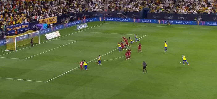 Ronaldo'dan nefis frikik golü