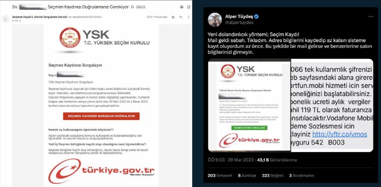 'Sorgulayın' e-postasına dikkat!