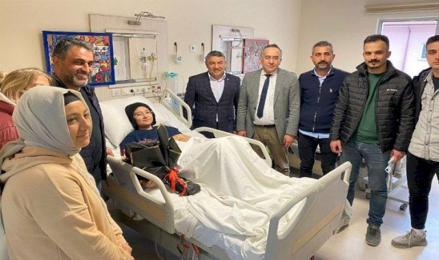 Başkan Şayir’den Aleyna Ölmez’e ziyaret