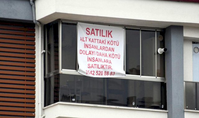 Çorlu'da site sakinlerinin gürültüsüne dayanamayan kadın evini satışa çıkardı