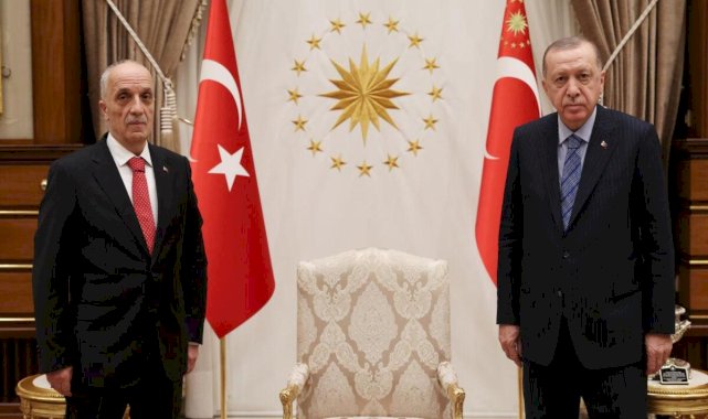 Cumhurbaşkanı Erdoğan, TÜRK-İŞ Genel Başkanı Atalay'ı kabul etti