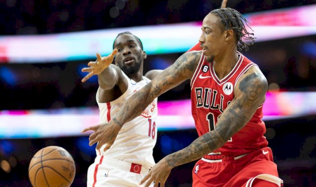 İki uzatmaya giden maçta Chicago Bulls, Philadelphia 76ers'ı yendi
