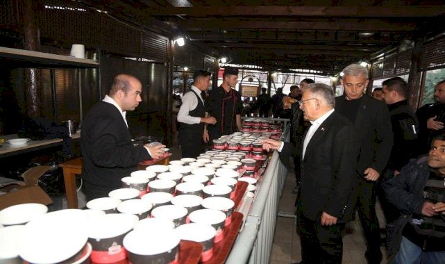 Kayseri'de 'Muhabbet' dolu iftar keyfi