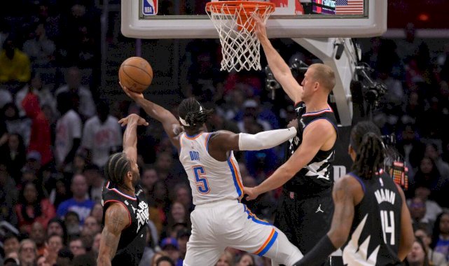 Los Angeles Clippers, sahasında Oklahoma City Thunder'ı farklı geçti