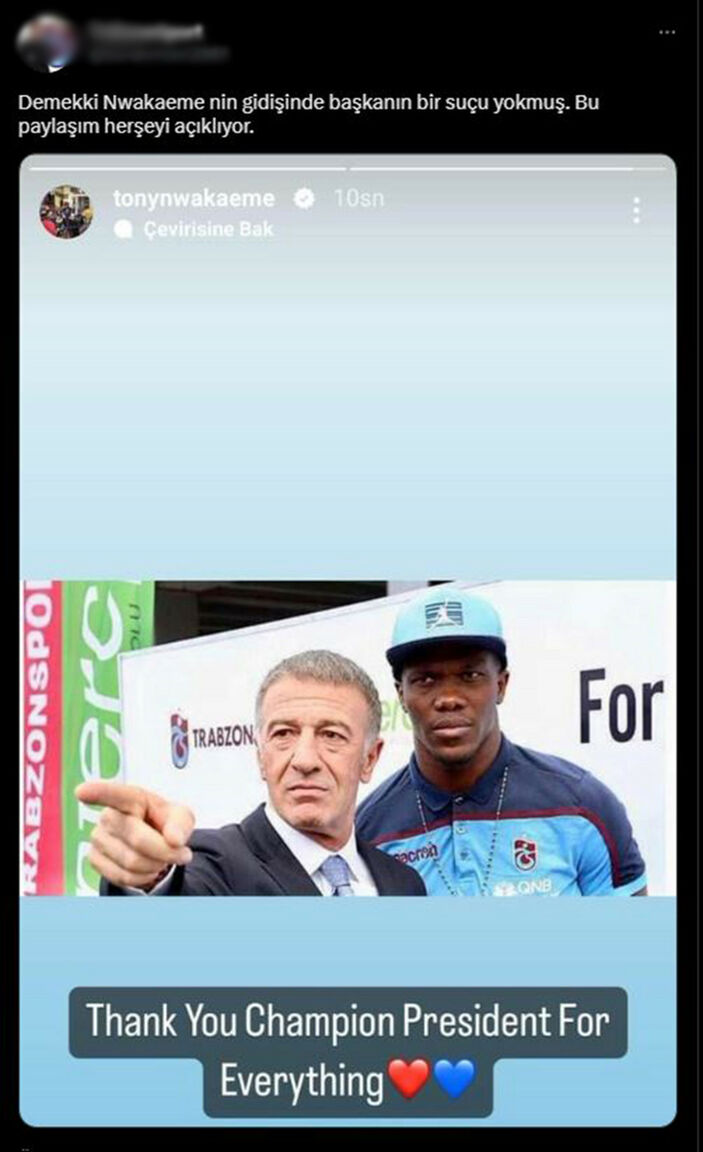 Trabzonspor taraftarından Ahmet Ağaoğlu’na, 'Kul Ahmet' şarkısıyla "geri dön" çağrısı