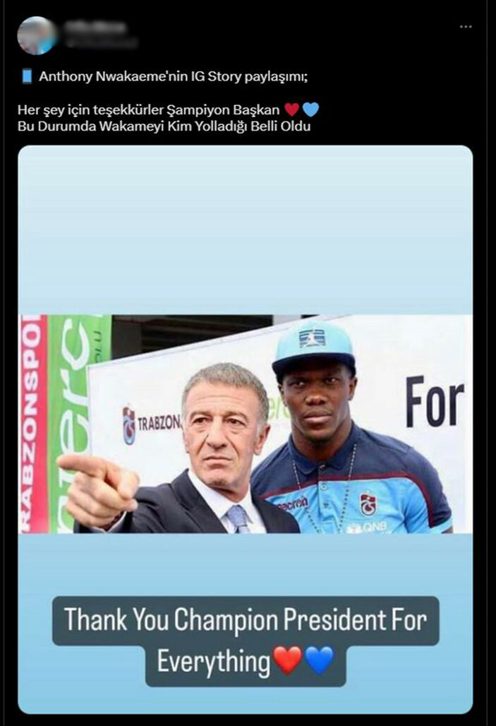 Trabzonspor taraftarından Ahmet Ağaoğlu’na, 'Kul Ahmet' şarkısıyla "geri dön" çağrısı