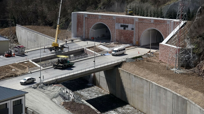 Zigana Tüneli'nde sona doğru: Açılışa hazırlanıyor