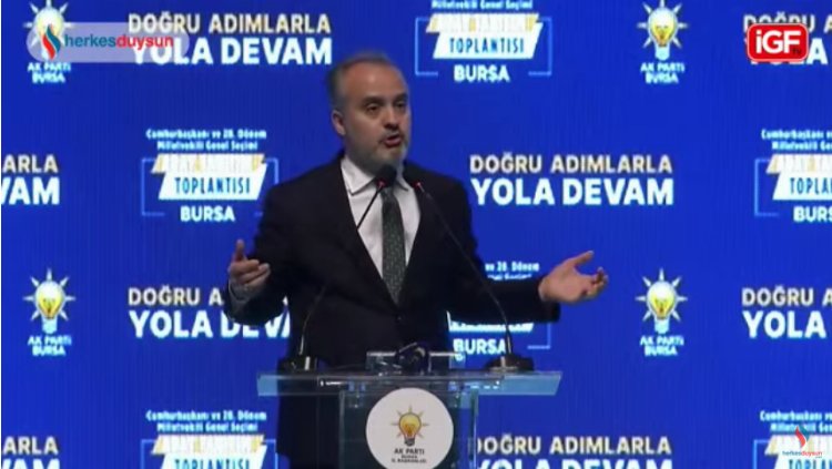 AK Parti Bursa'dan 'Türkiye irtifa kaybetmesin' mesajı verildi