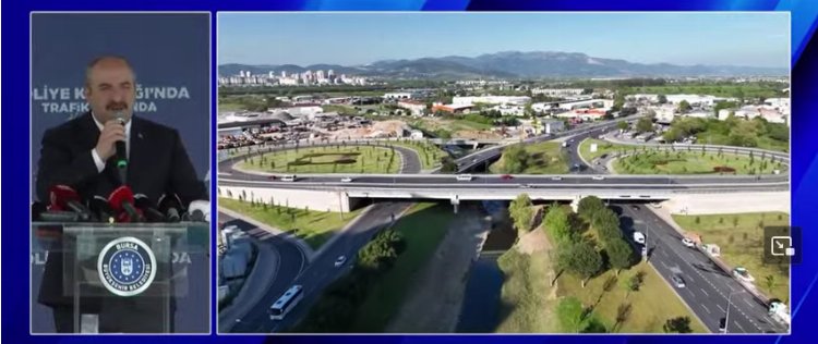 Bursa Osmangazi Adliye Kavşağı törenle hizmete girdi