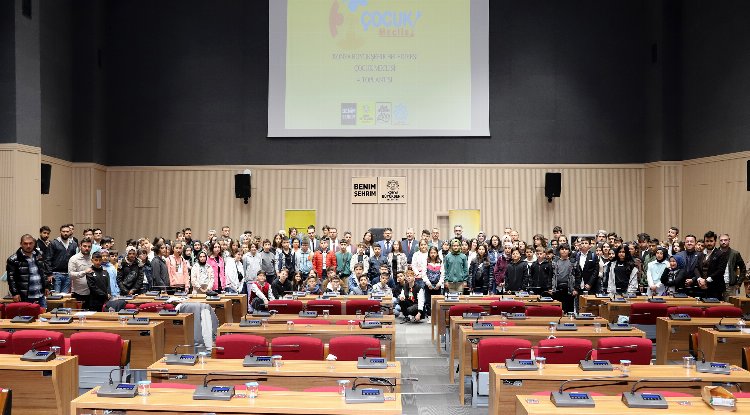 Konya Çocuk Meclisi'nde proje yarışmasının kazananları ödüllendirildi