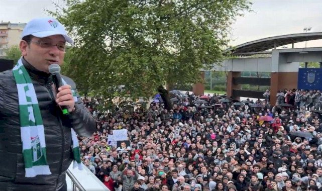 Bursa ve İnegöl'de İmamoğlu fırtınası
