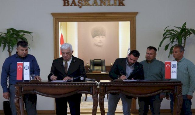 Datça'dan tarıma bir imza daha... İmzalar bu kez badem ve zeytine atıldı