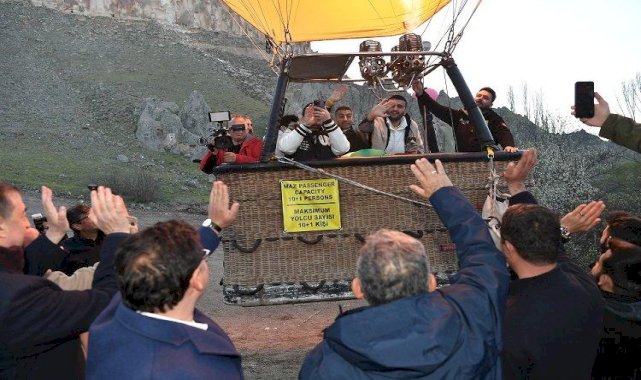 Kayseri protokolü turizm cenneti Soğanlı Vadisi'nde