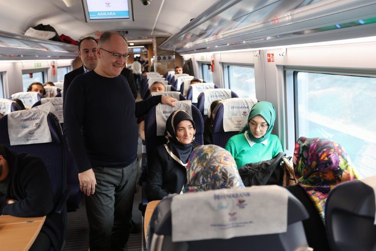 Sivaslılar hızlı treni çok sevdi