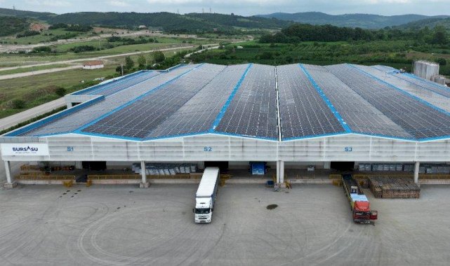 Bu tesis çifte üretim yapıyor... Bursa'da su fabrikasında elektrik üretiliyor