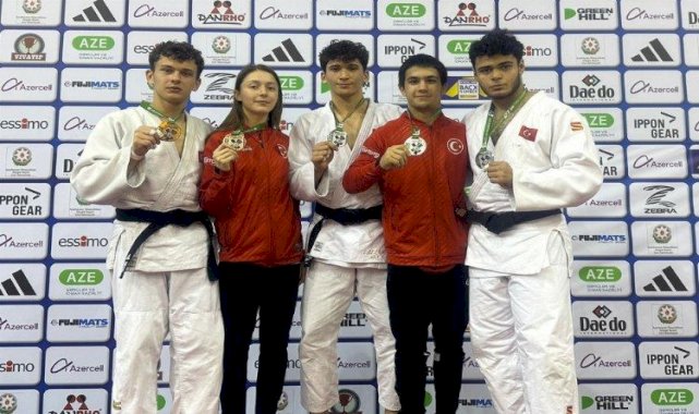 Kocaelili Judocular Avrupa’da fırtına gibi esti