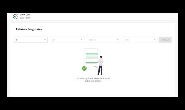 Oy ve Ötesi, tutanak sorgulama sistemini açtı
