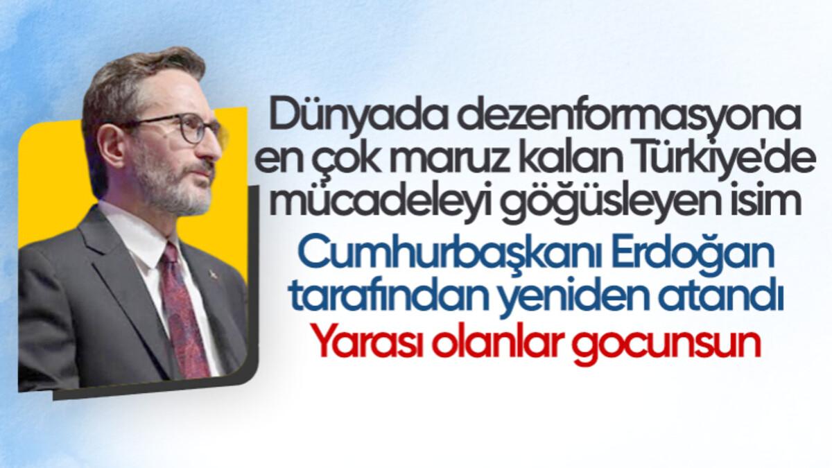 Cumhurbaşkanlığı İletişim Başkanlığı'na yeniden Fahrettin Altun atandı