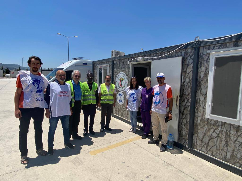 DTB Başkanı Dr. Enabulele’den Deprem Bölgesine Ziyaret