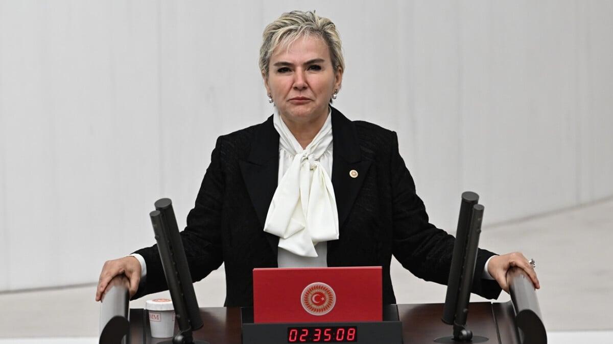 İyi Partili Nimet Özdemir, yemini sırasında &#039;Atatürk&#039; diyerek yükseldi