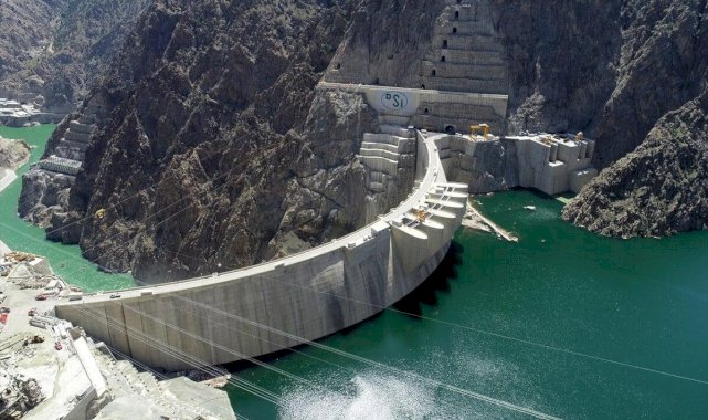 Artvin'de Yusufeli Barajı 161 metreyi aştı