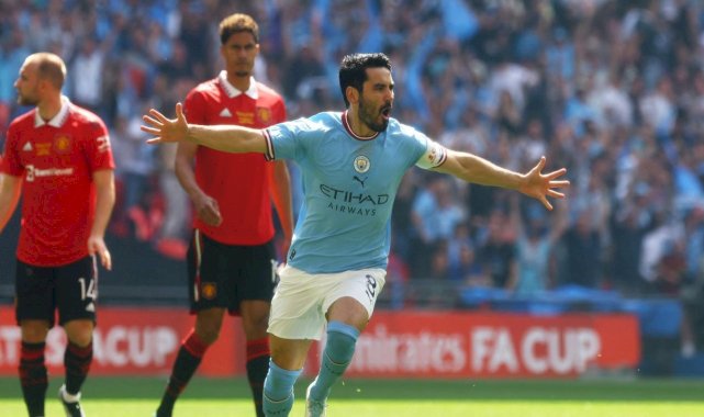 İlkay Gündoğan FA Cup tarihine geçti