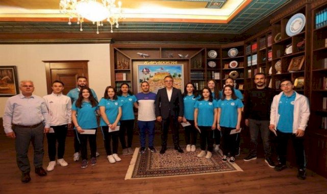 Nevşehir'in başarılı sporcuları ödüllendirildi