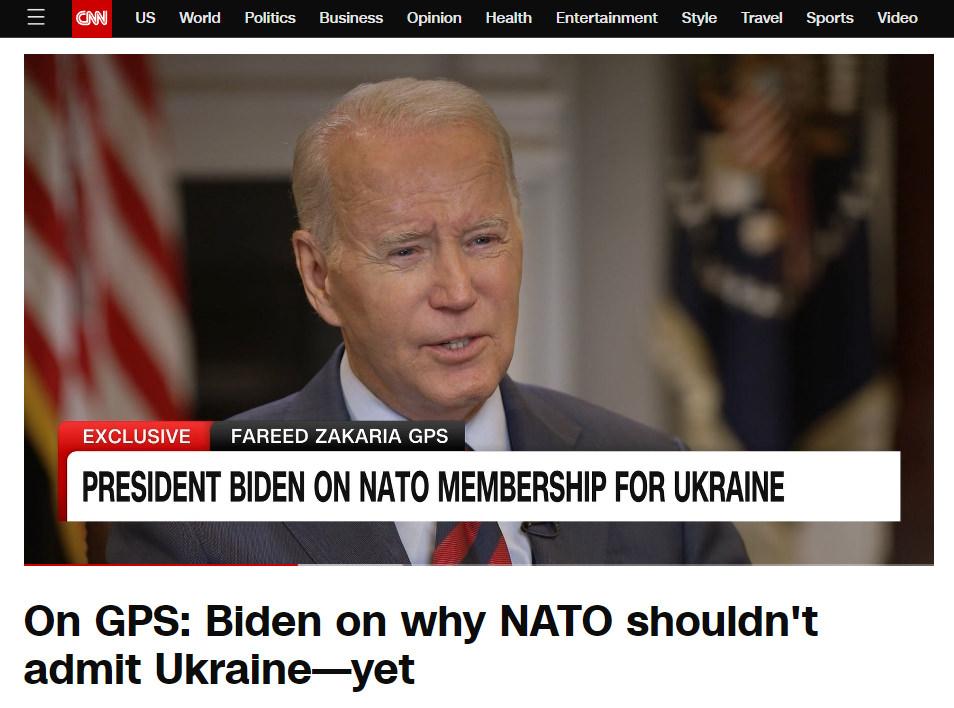 Biden'dan İsveç ve Ukrayna'nın NATO üyeliğine dikkat çekici benzetme."Bu bir oyun. Oyun devam ediyor henüz tamamlanmadı"