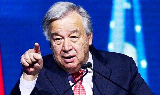 Birleşmiş Milletler Genel Sekreteri Antonio Guterres: "Türkiye'ye minnettarım"