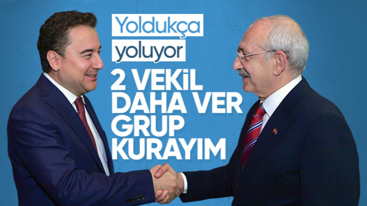 DEVA Partisi&#039;nden TBMM&#039;de grup kurma girişimi