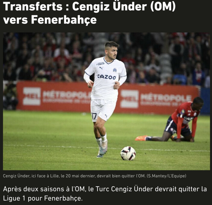 Fenerbahçe, Cengiz Ünder transferini bitiriyor