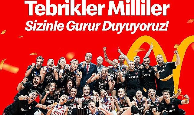 Filenin Sultanları&#039;nın Resmi Sponsoru McDonald&#039;s A Milli Kadın Voleybol Takımıyla Gurur Duyuyor!