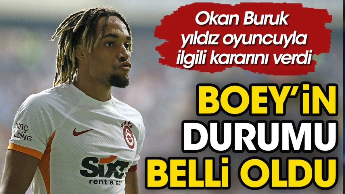 Galatasaray'da Sacha Boey'in durumu belli oldu