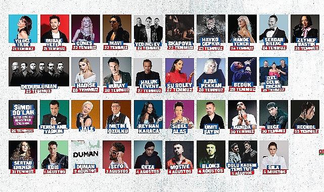 İstanbul Festivali 21 Temmuz – 6 Ağustos tarihleri arasında Festival Park Yenikapı'da!