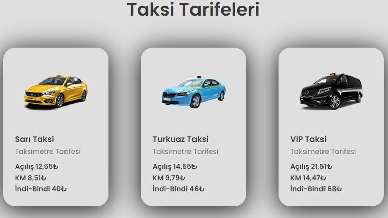 İstanbul'da taksi ücretleri zamlandı mı?