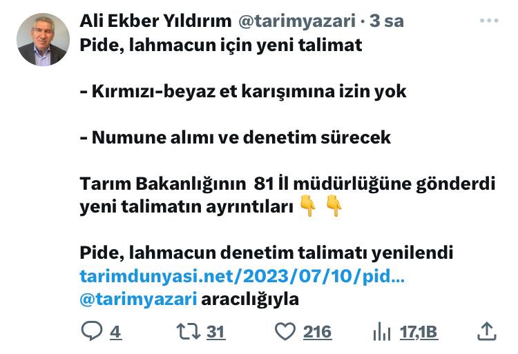 “Lahmacunun İçinde Her Şey Olacak Mı?” Tartışmasına Yeni Talimat!