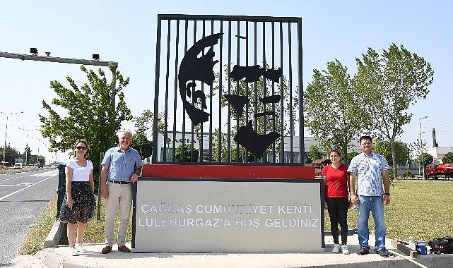 Lüleburgaz&#039;da 100&#039;üncü yıla özel kent girişi