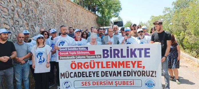 SES Sendikası Basın Açıklamasında Bulundu