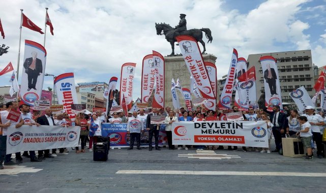 Ankara’da Memur Eylemi: “Sefalet Zammını Kabul Etmiyoruz!”
